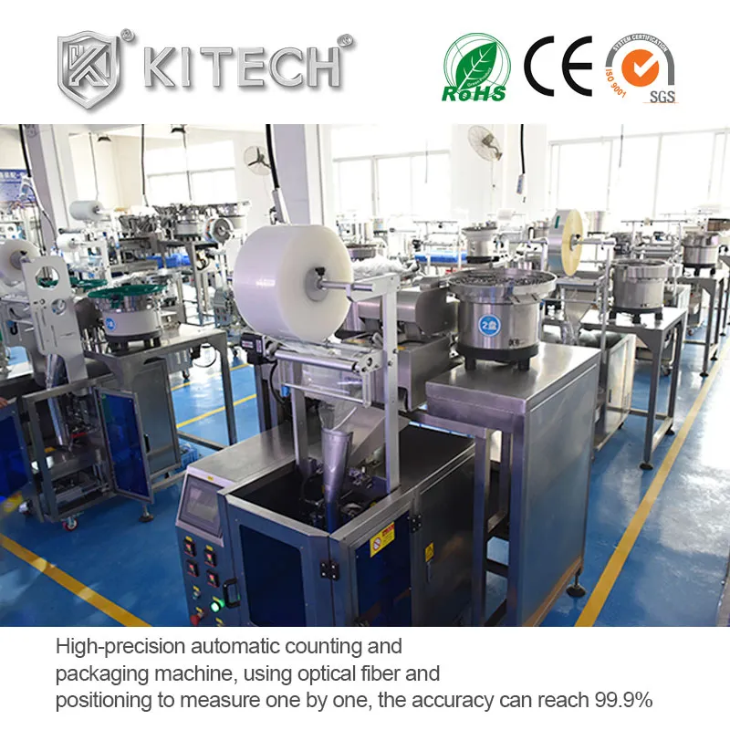 Automatic Counting Hardware Plastic Spare Parts Spring Washer Nuts O-Rings Furniture Bolt Fastener Nails Screw Packing Packaging Sealing Machine