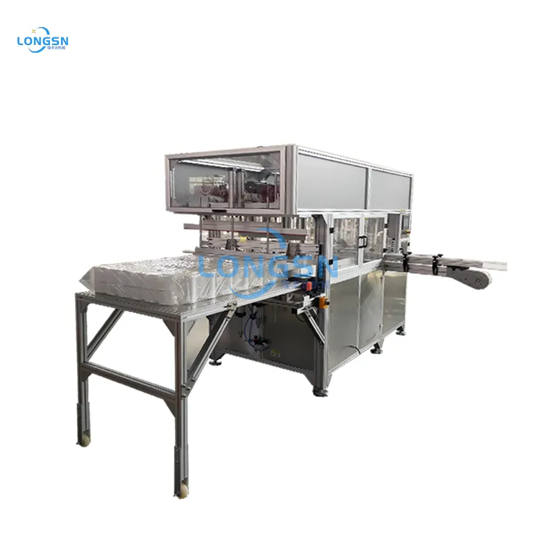 Automatic Empty Plastic Pet PE Bottle/Jerrycan/Barrel Packing Bagging Machine Bag Sealing Packaging Machine