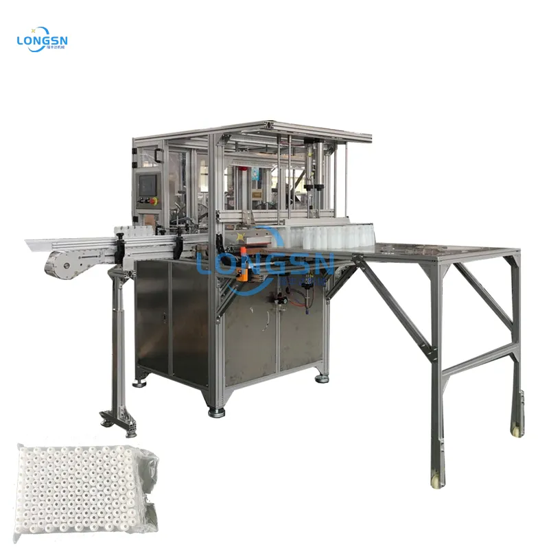 Automatic Empty Plastic Pet PE Bottle/Jerrycan/Barrel Packing Bagging Machine Bag Sealing Packaging Machine