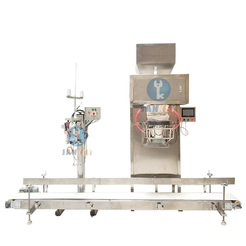 Automatic Max 50kg Woven/Plastic/ Organic Fertilizer Bag Automatic Linear Weighing Filling Sealing Sewing Packing Machine for Seeds/Snack/Feeds/Power Price