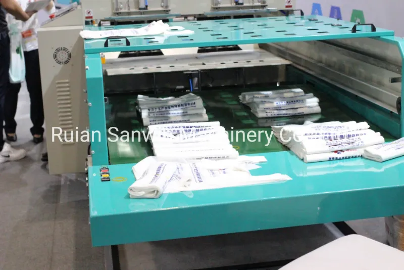 Bottom Sealing HDPE LDPE PE Nylon Chicken Biodegradable Trash Carry Poly Nylon Polythene Garbage T-Shirt Shopping Plastic Bag on Roll Making Machine