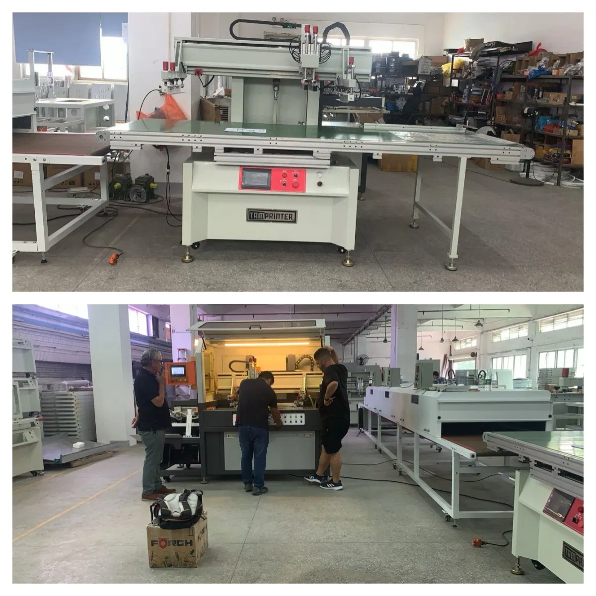 European Extra Large Self-Sealing Plastic Bag Produce Line Automatic Screen Printing Machine