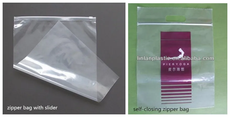 Heat Sealing and Hot Cutting PE Slider Zipper Lock Plastic Bag Making Machines