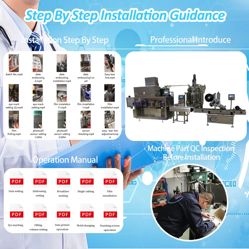 High Quality Medical Pharma Plastic Ampoule Bottle Sealing Ampoule Filling Machine Liquid Packing Machine with Labeling Machine and Weighting Machine