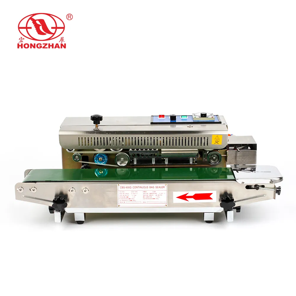 Plastic Bag Continuous Sealing Machine with Colored Ink Wheel Printing