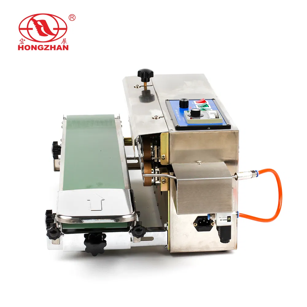 Plastic Bag Continuous Sealing Machine with Colored Ink Wheel Printing
