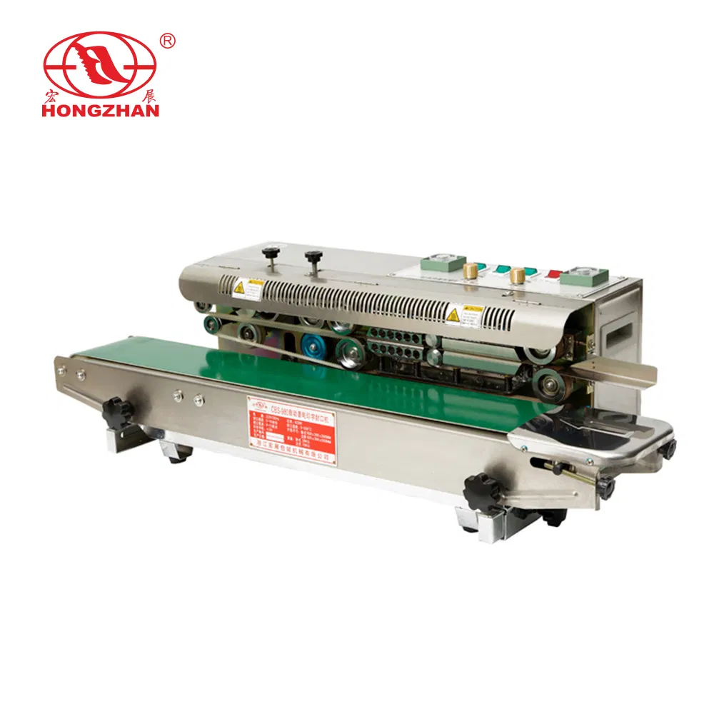 Plastic Bag Continuous Sealing Machine with Colored Ink Wheel Printing