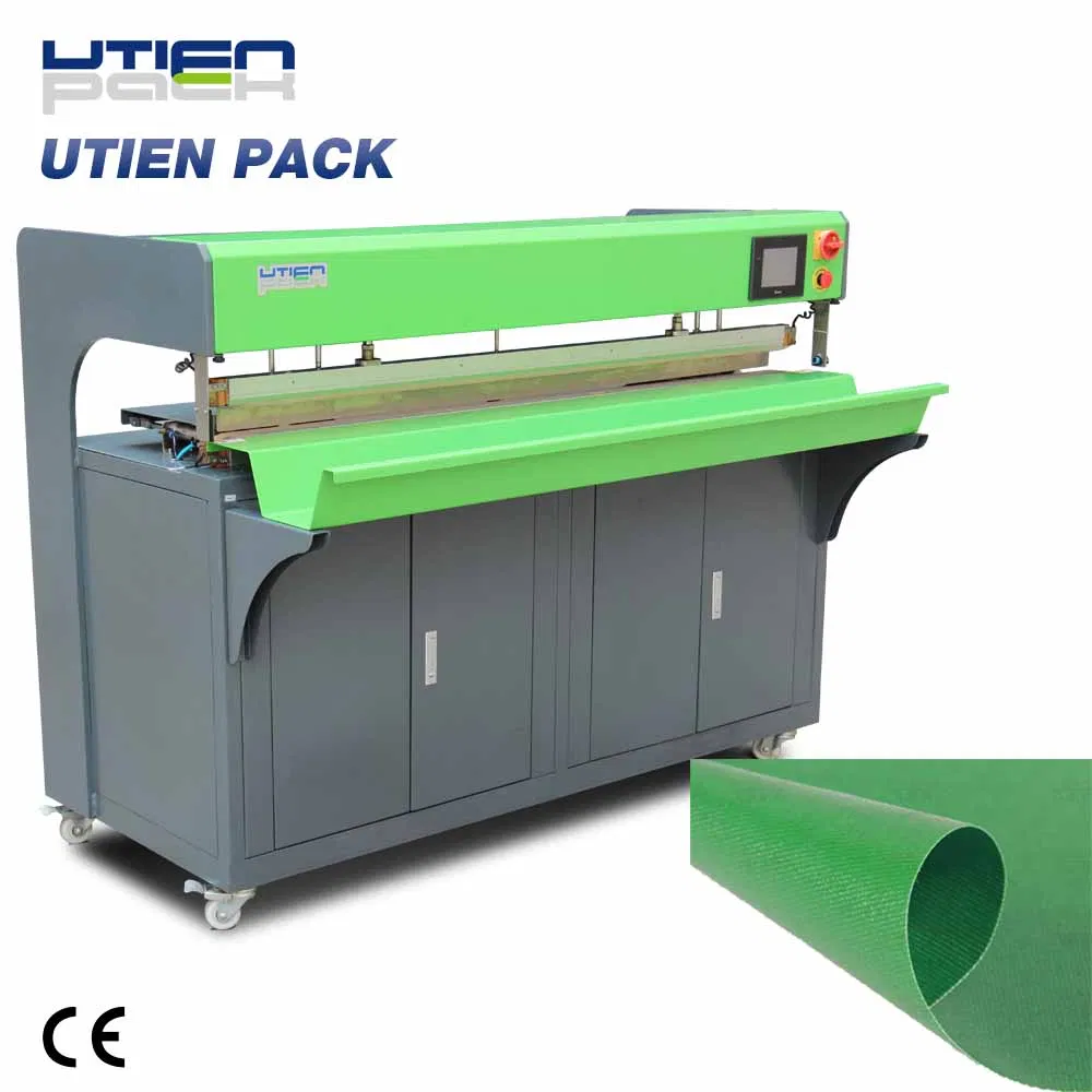 Plastic Shade Curtain PVC Fabric Banner Folding Sealing Welding Machine