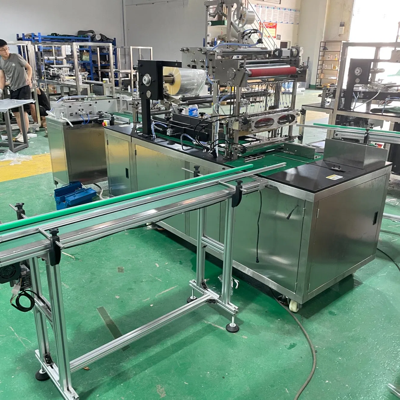 Sanxin Automatic Tea Box Plastic Sealing Machine