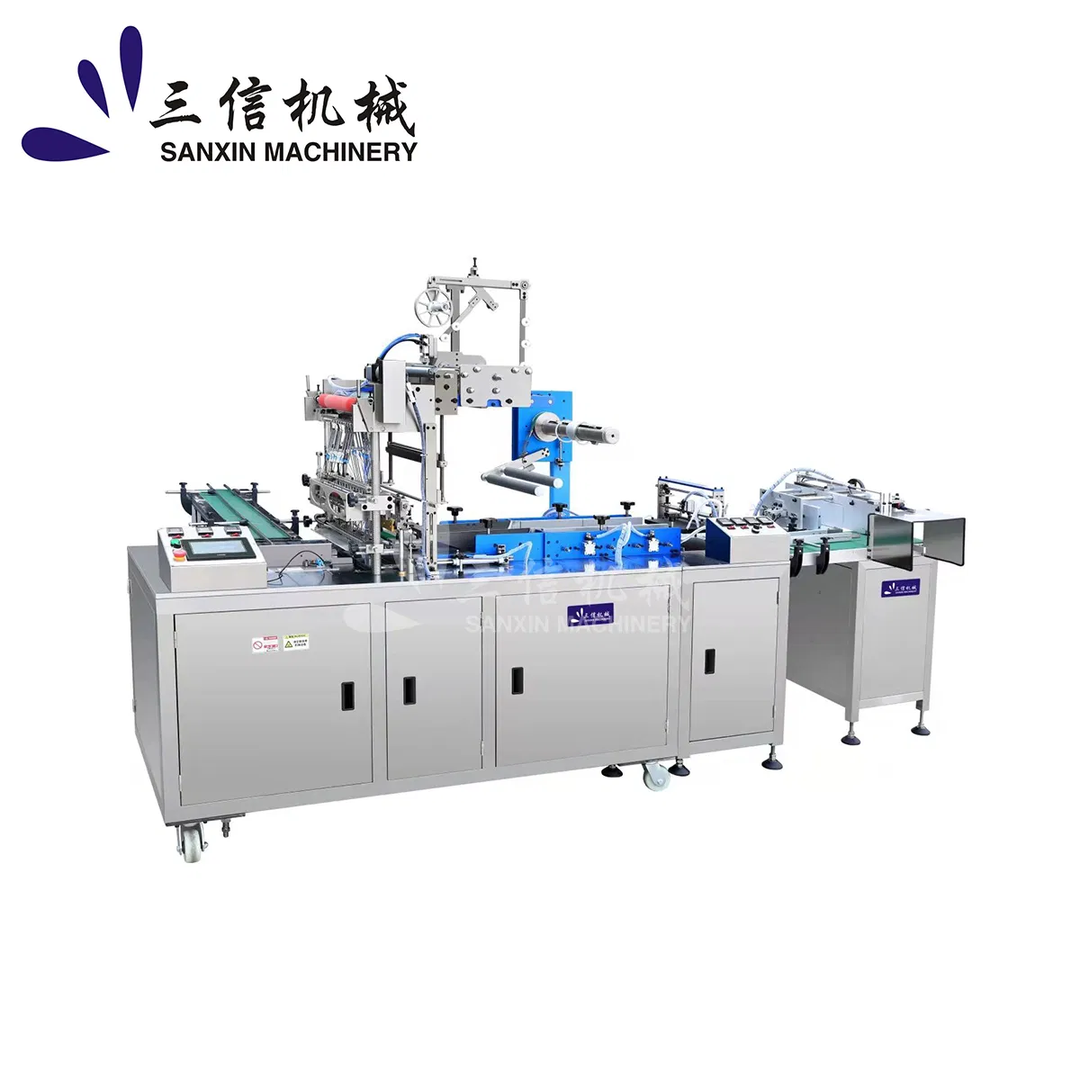 Sanxin Automatic Tea Box Plastic Sealing Machine